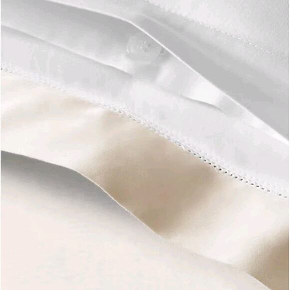 NEW RALPH LAUREN Organic Cotton Sateen Border Euro Sham Coastal Sand 624 TC - Picture 6 of 7